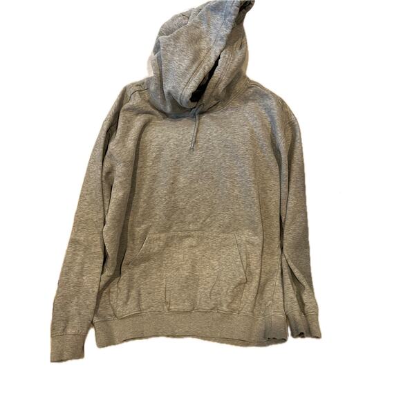 H&M Gray Pullover Relaxed Fit Hoodie Mens L - Picture 1 of 3